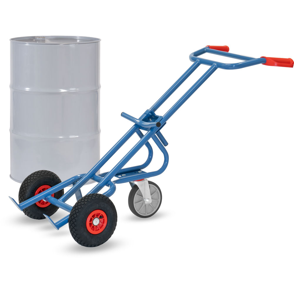 fetra® Diable à fûts 1072 avec roues gonflables