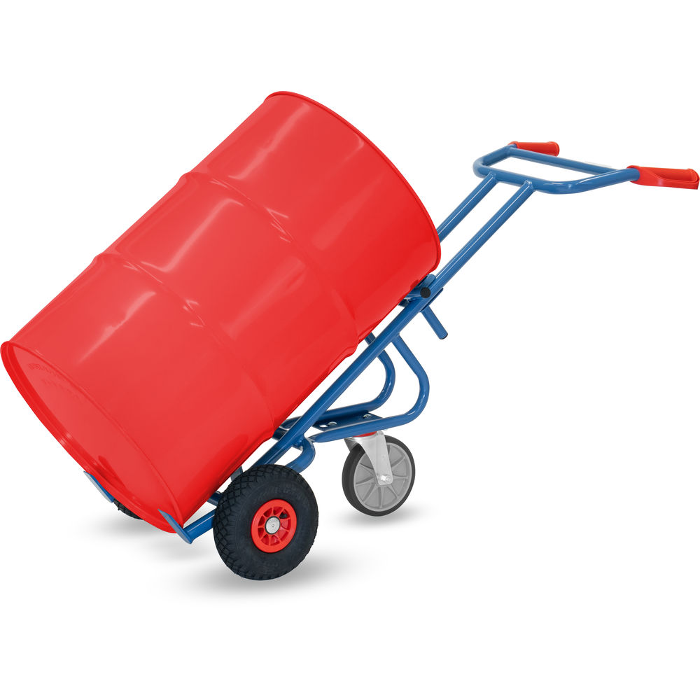 fetra® Diable à fûts 1072 avec roues gonflables