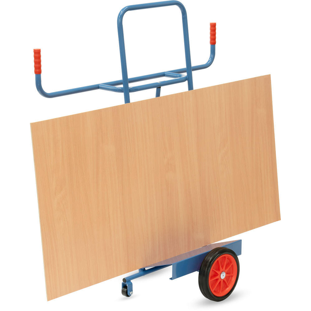 fetra® Diable porte-panneaux 1075 avec roues caoutchouc