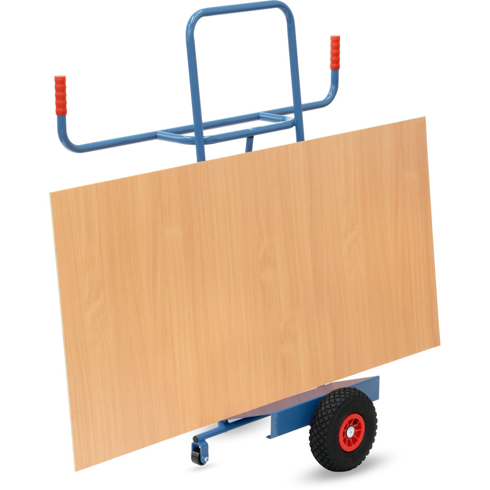 fetra® Diable porte-panneaux 1076 avec roues gonflables
