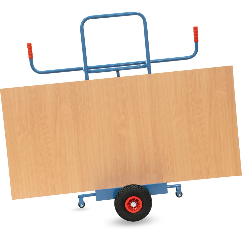 fetra® Diable porte-panneaux 1076 avec roues gonflables