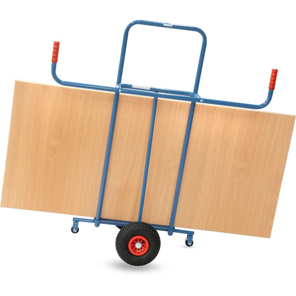 fetra® Diable porte-panneaux 1076 avec roues gonflables