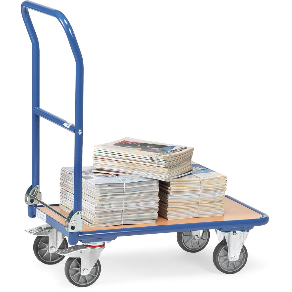 fetra® Chariot à dossier rabattable en acier 1132