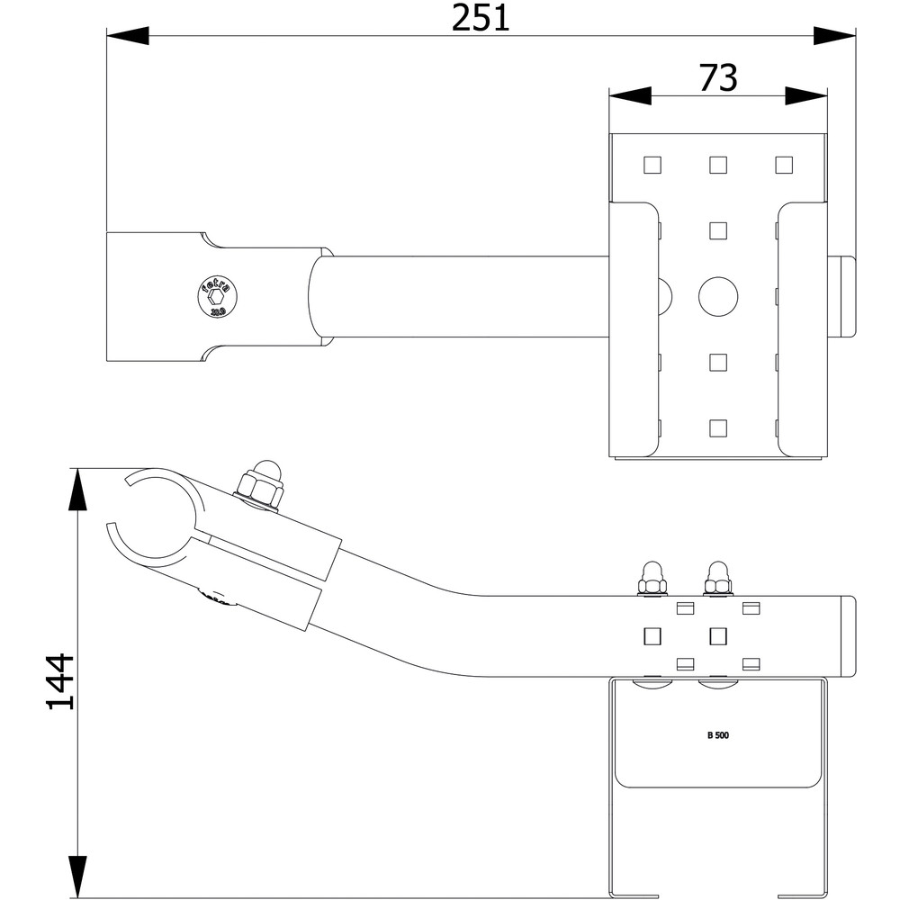 fetra® Support pour produit désinfectant pour 500 ml bouteilles bode