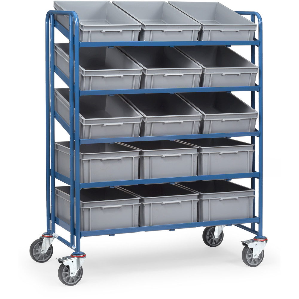fetra® Servante pour bacs plastiques 1398 - avec bacs