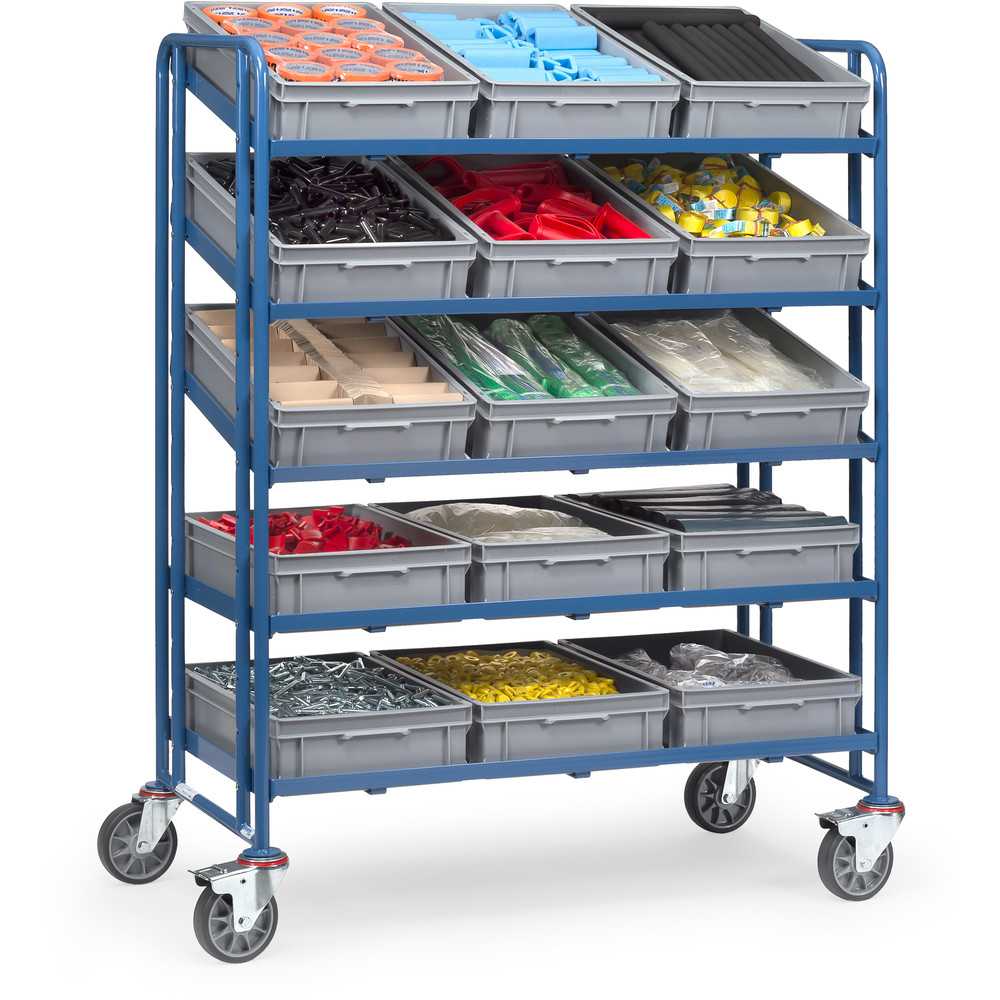 fetra® Servante pour bacs plastiques 1399 - avec bacs
