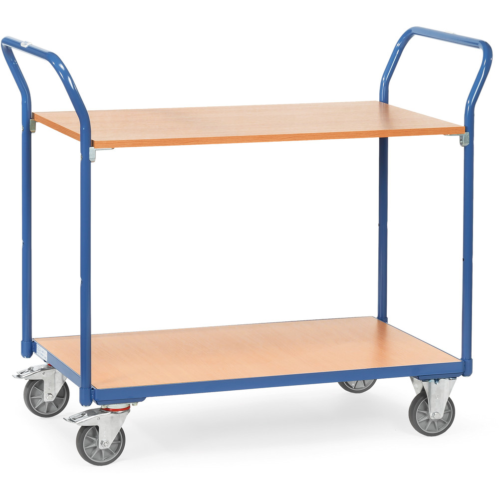 fetra® Servante légère 1602 avec 2 plateaux