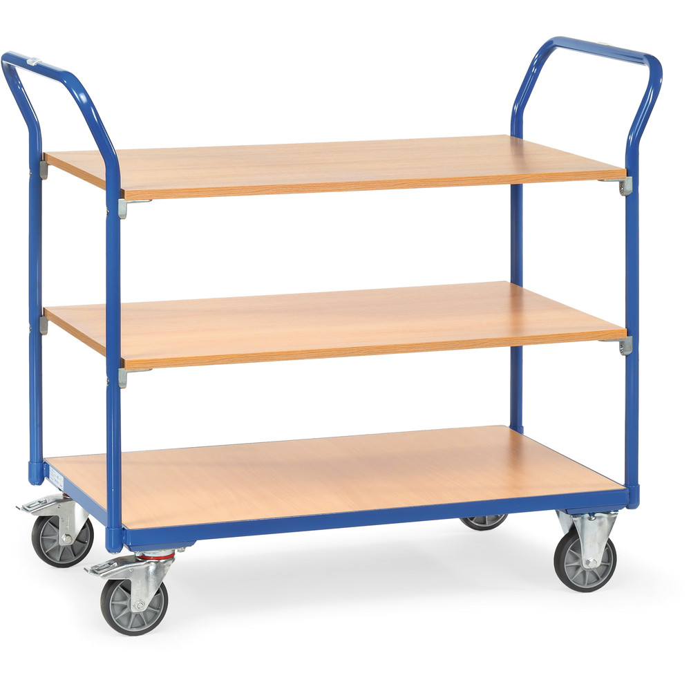 fetra® Servante légère 1800 avec 3 plateaux