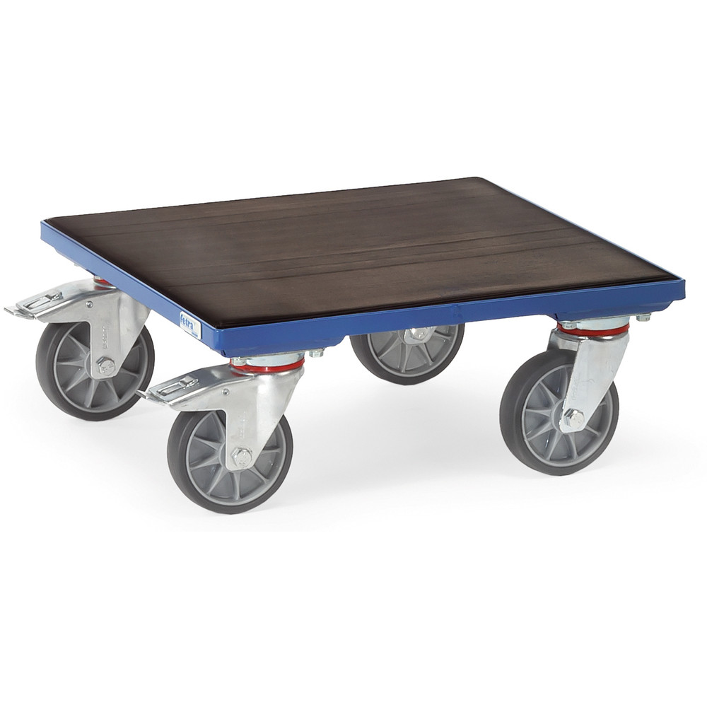 fetra® Plateau roulant 2174 avec revêtement caoutchouc