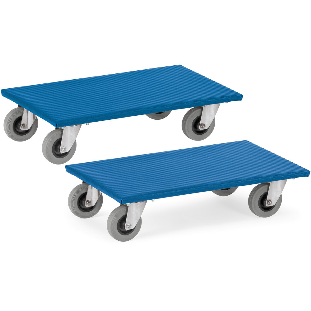 fetra® Rouleurs pour meubles 2351 avec roues en caoutchouc