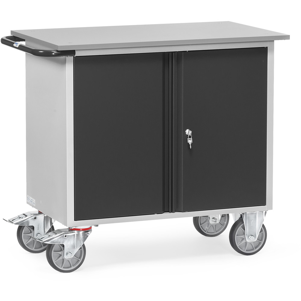 fetra® Servante d'atelier 2456-7016 - gamme en gris
