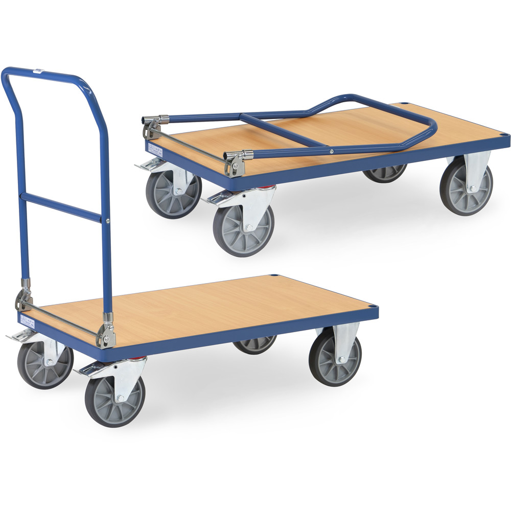 fetra® Chariot à dossier rabattable en acier 2502-K