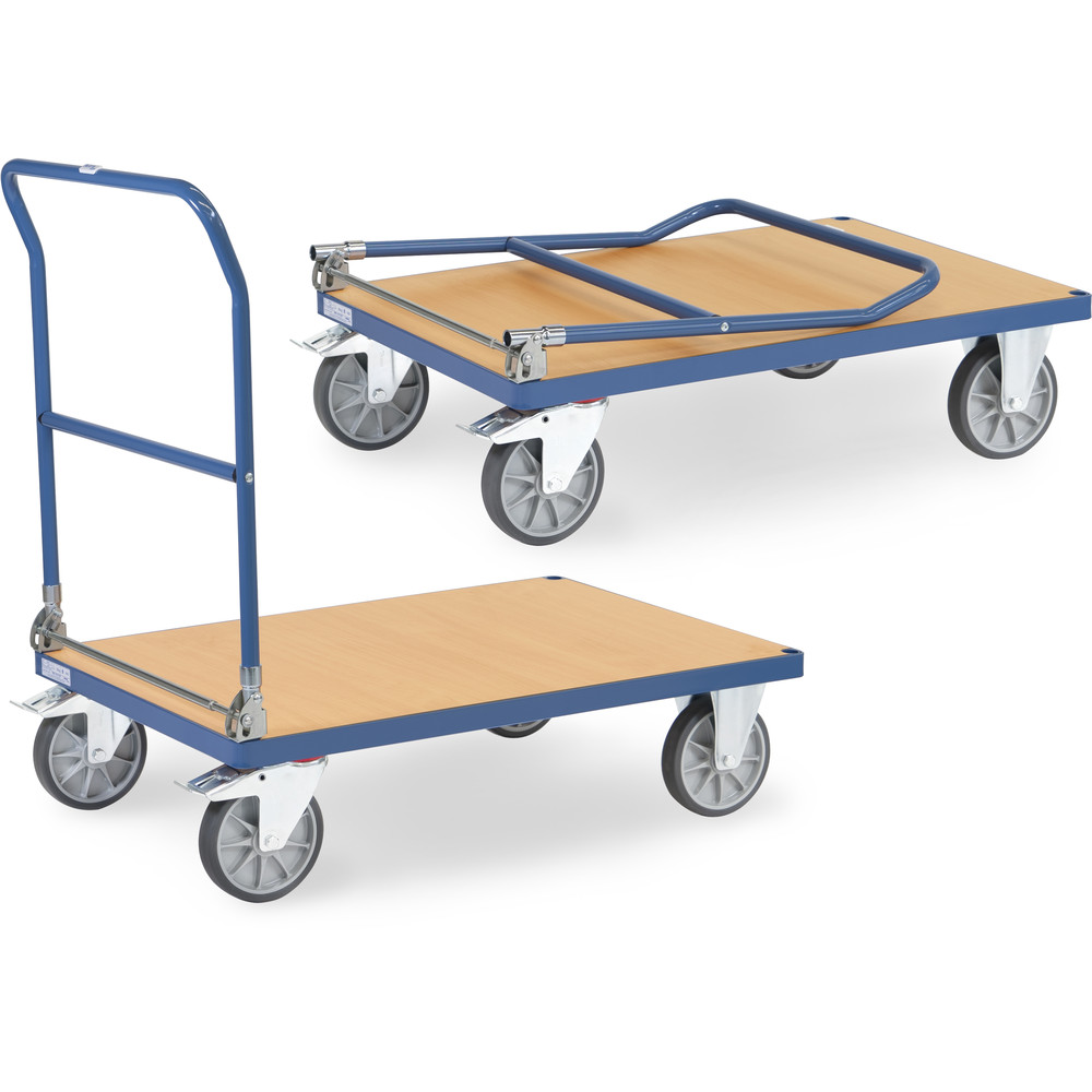 fetra® Chariot à dossier rabattable en acier 2502-K