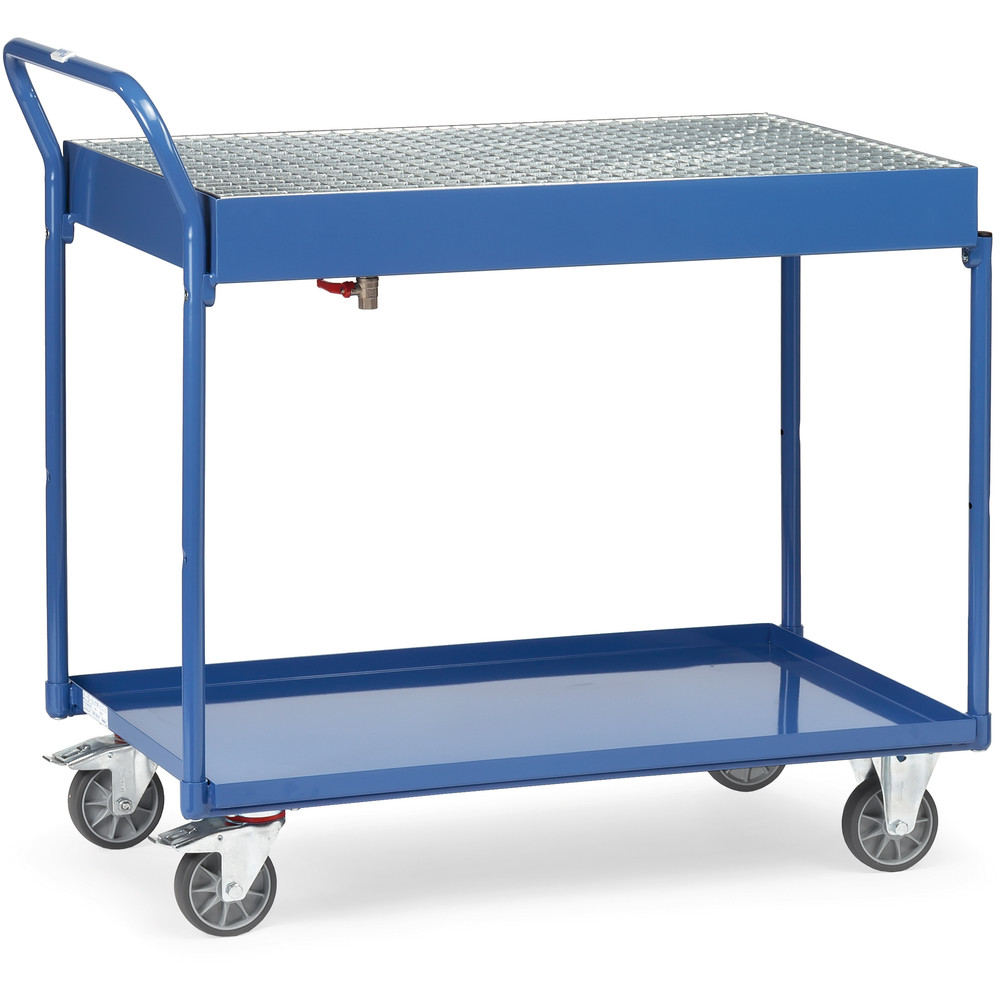 fetra® Servante 2722 - avec plateau tôlé avec rebord