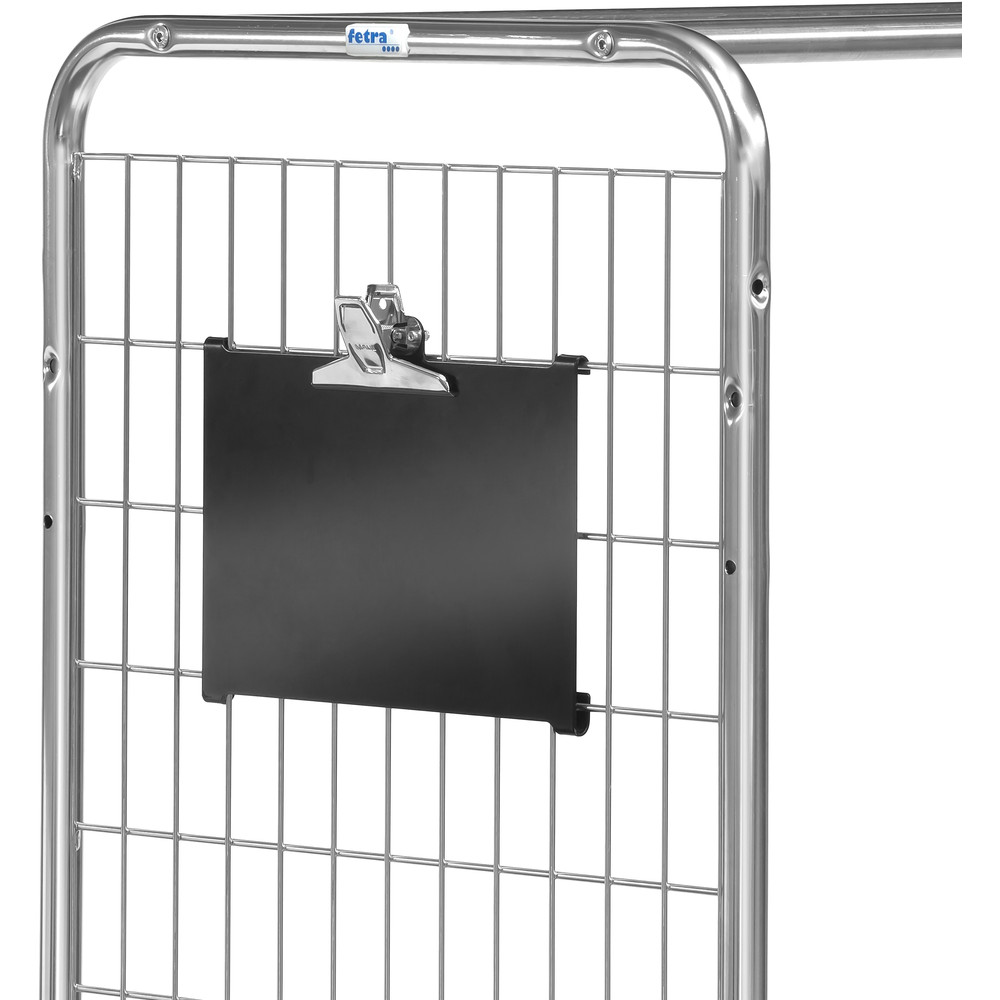 fetra® Ardoise signalétique 28KT3 pour chariot préparateur de commandes galvanisé