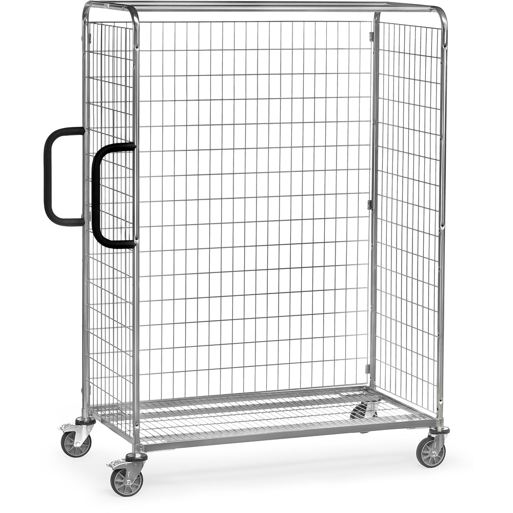 fetra® Cloison arrière 28RW10 pour chariot préparateur de commandes galvanisé