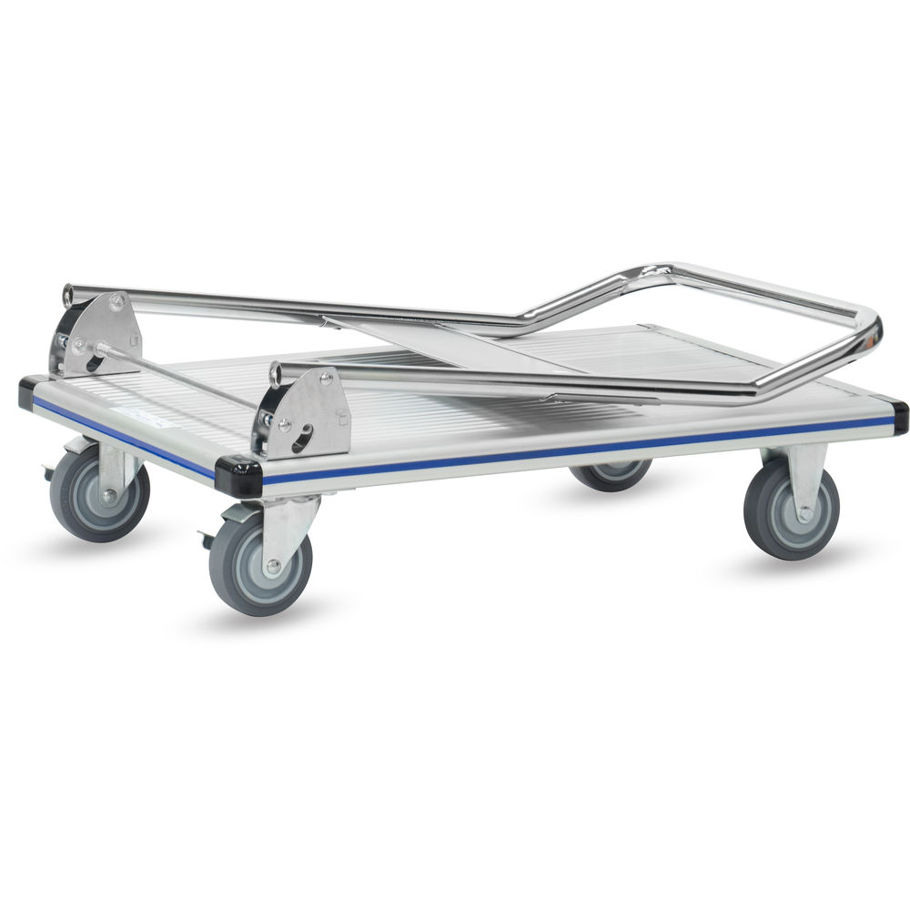 fetra® Chariot à plateau alu | Chariot à dossier rabattable 3120