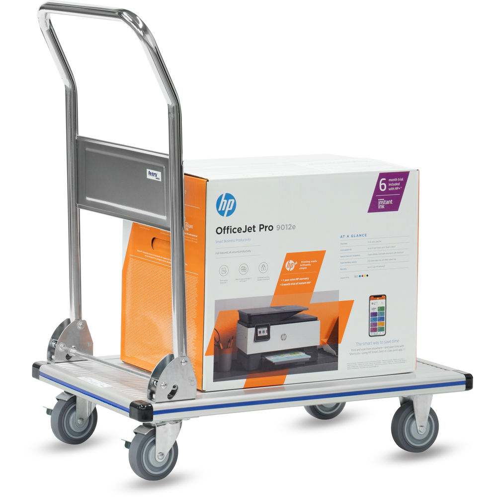 fetra® Chariot à plateau alu | Chariot à dossier rabattable 3120