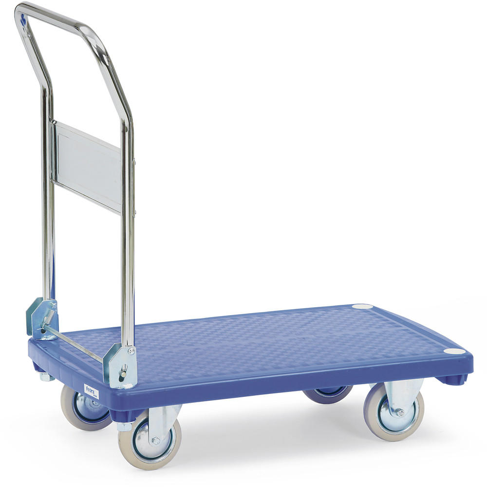fetra® Chariot à plateau plastique 3130
