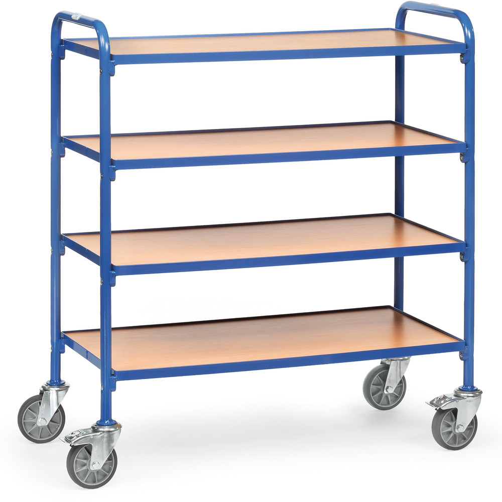 fetra® Servante pour bacs plastiques 32940 avec plateaux