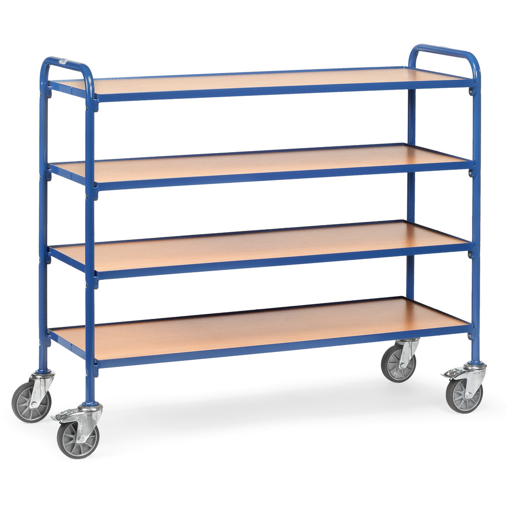 fetra® Servante pour bacs plastiques 32950 avec plateaux