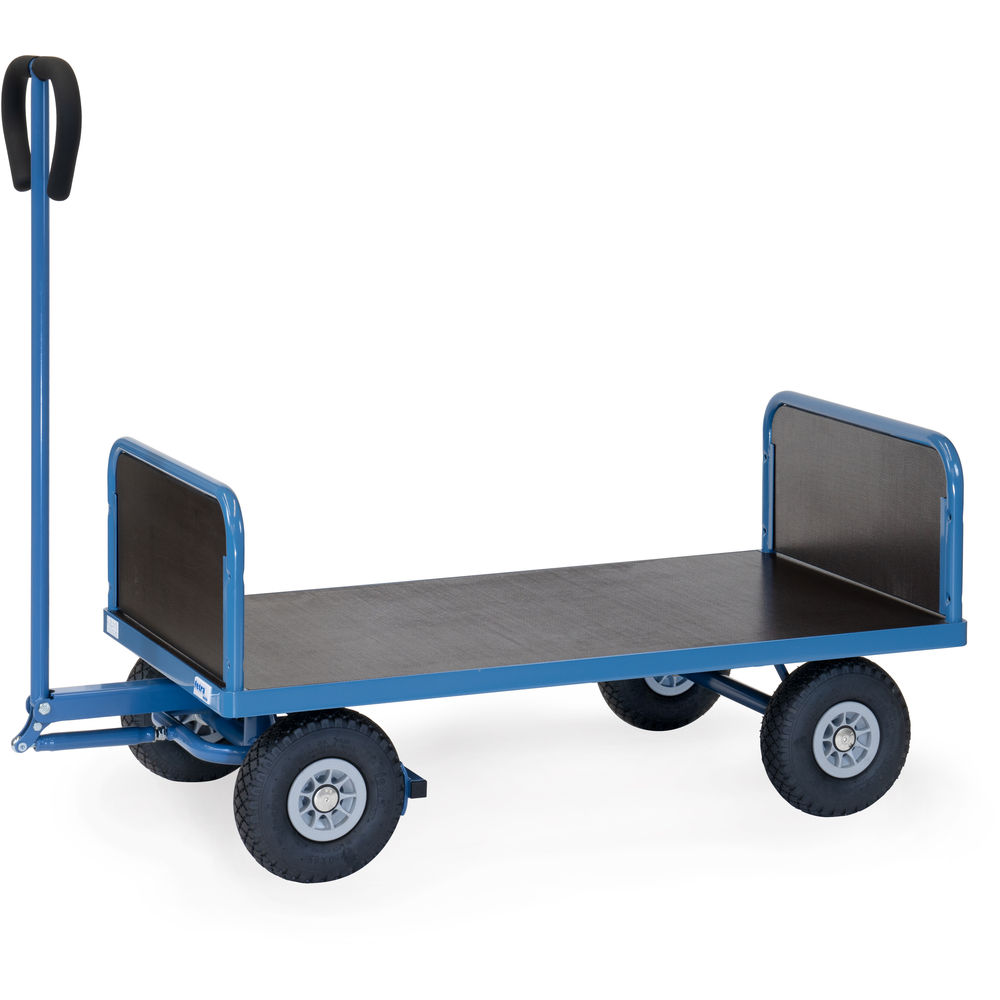 fetra® Char à bras léger 4021P - 2-essieux roues gonflabes