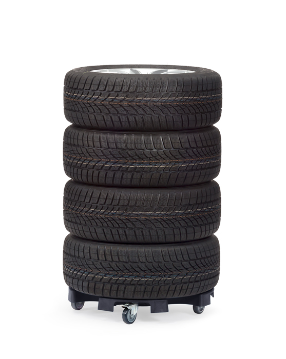 fetra® Rouleur pour pneus TYRE-TROLLEY 4546S