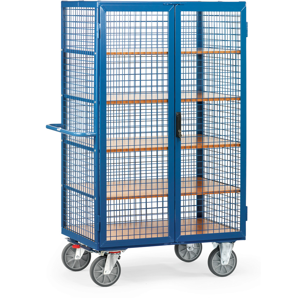 fetra® Chariot fermé / Chariot treillis métallique 5392