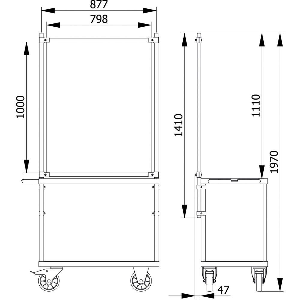 fetra® Kit panneau de projections salivaires 5900