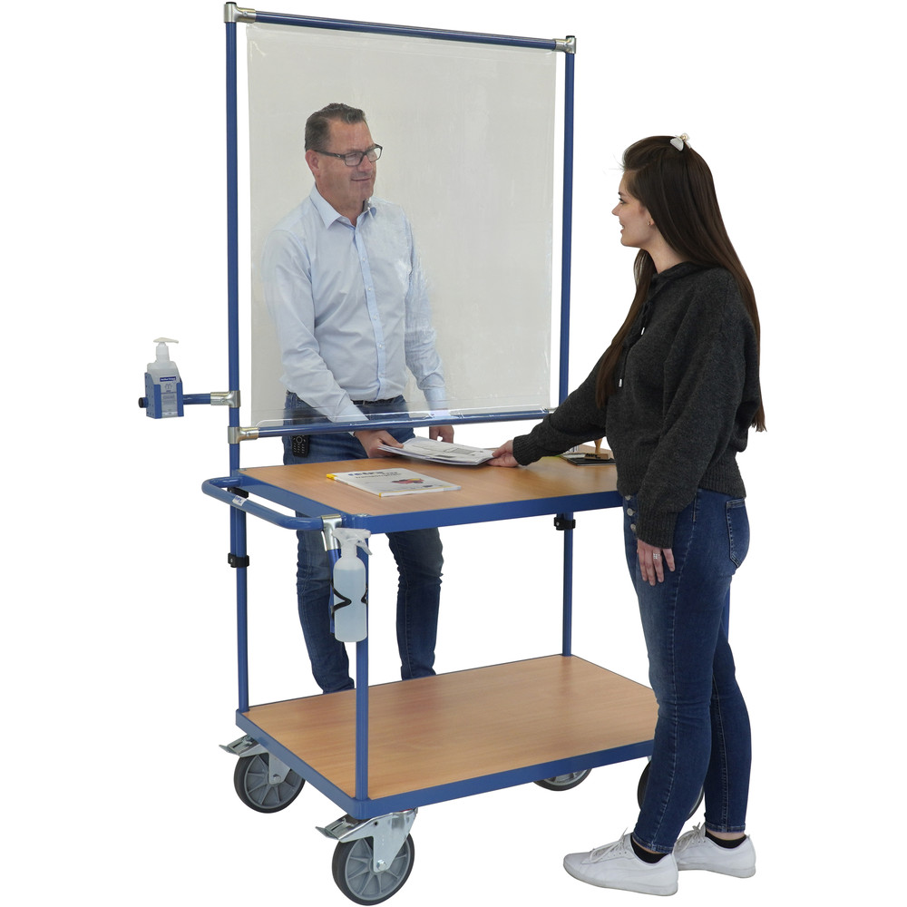 fetra® Servante avec accessoires pour protection contre l'infection