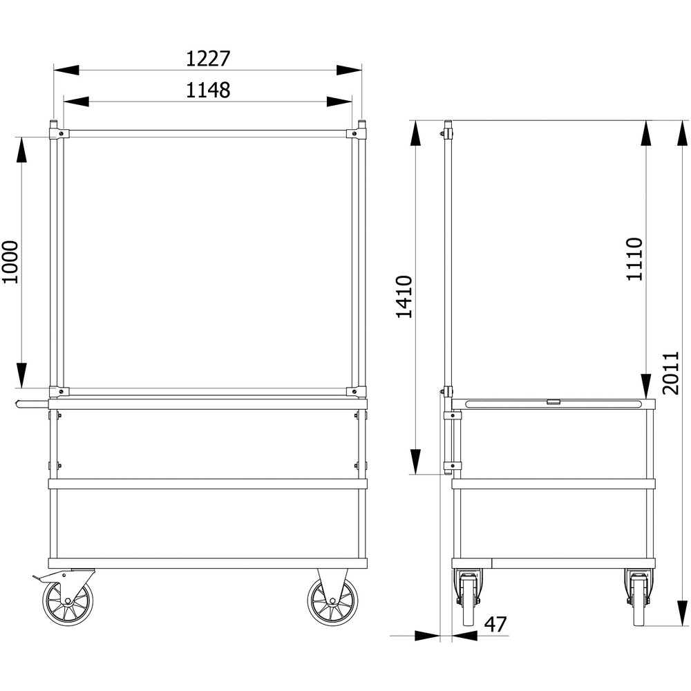 fetra® Kit panneau de projections salivaires 5903