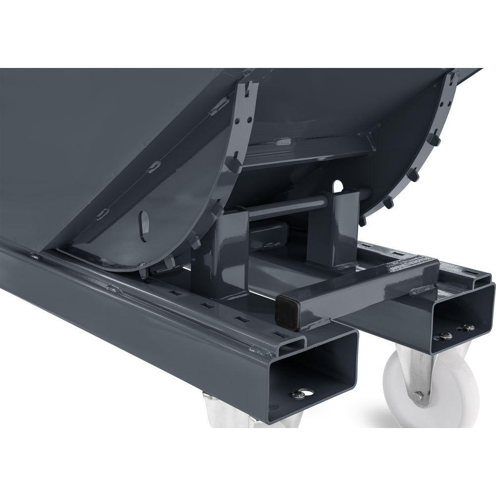 fetra® Benne auto-basculante avec robinet de vidange et roues 6090AR-7016