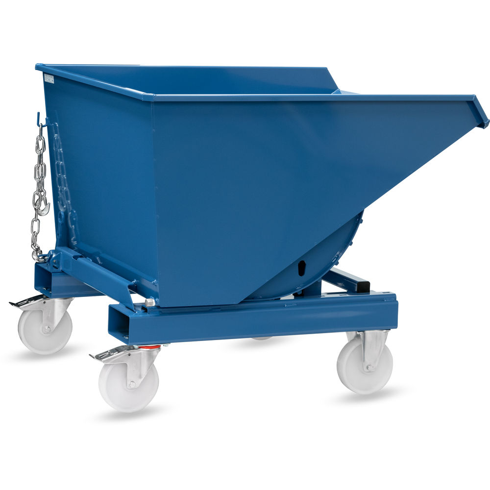 fetra® Benne auto-basculante avec roues 6060R
