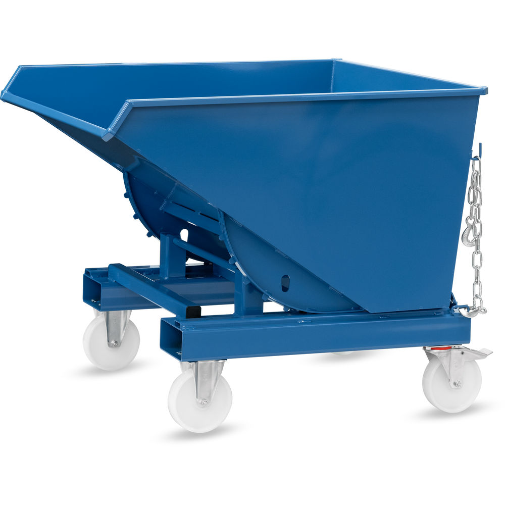fetra® Benne auto-basculante avec roues 6060R