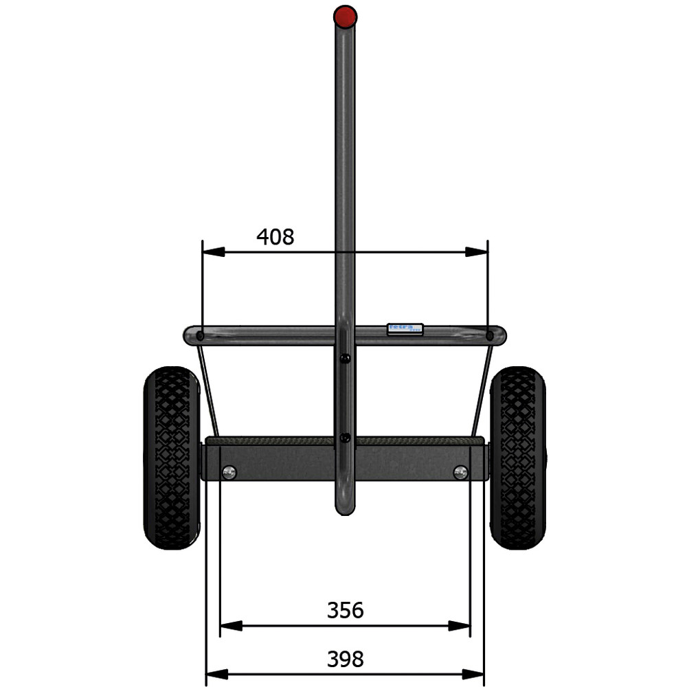fetra® Char à bras léger galvanisé 6091L