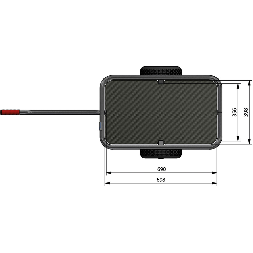 fetra® Char à bras léger galvanisé 6091L