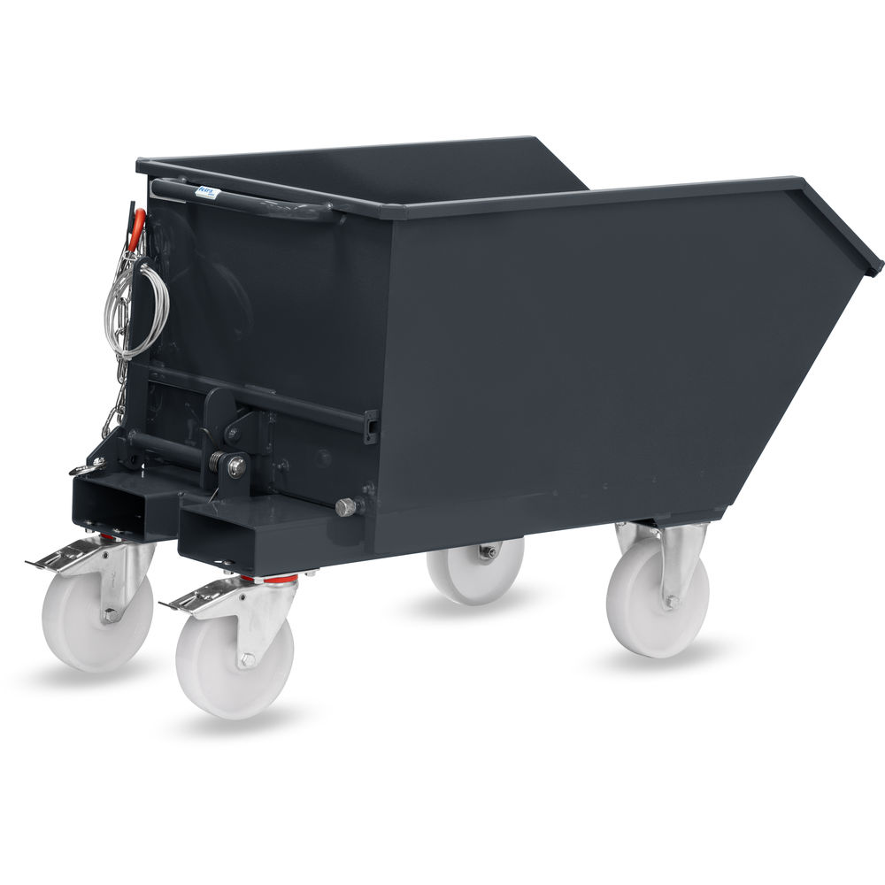 fetra® Benne basculante avec roues 6230R-7016