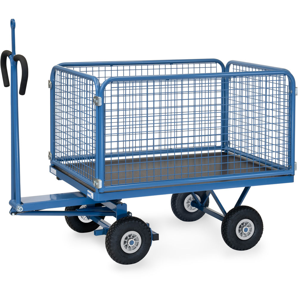 fetra® Char à bras avec treillis métallique et oeillet de traction 6433PZ