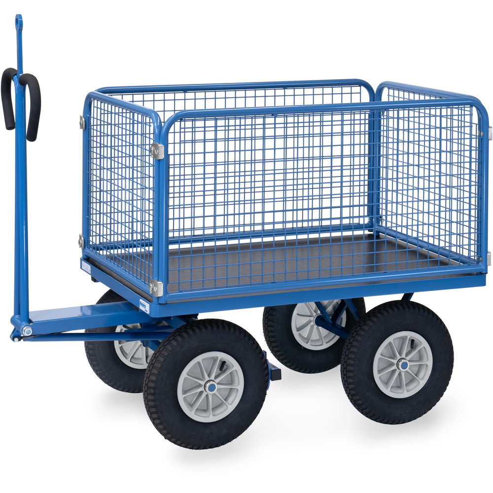 fetra® Char à bras avec treillis métallique et oeillet de traction 6434LZ