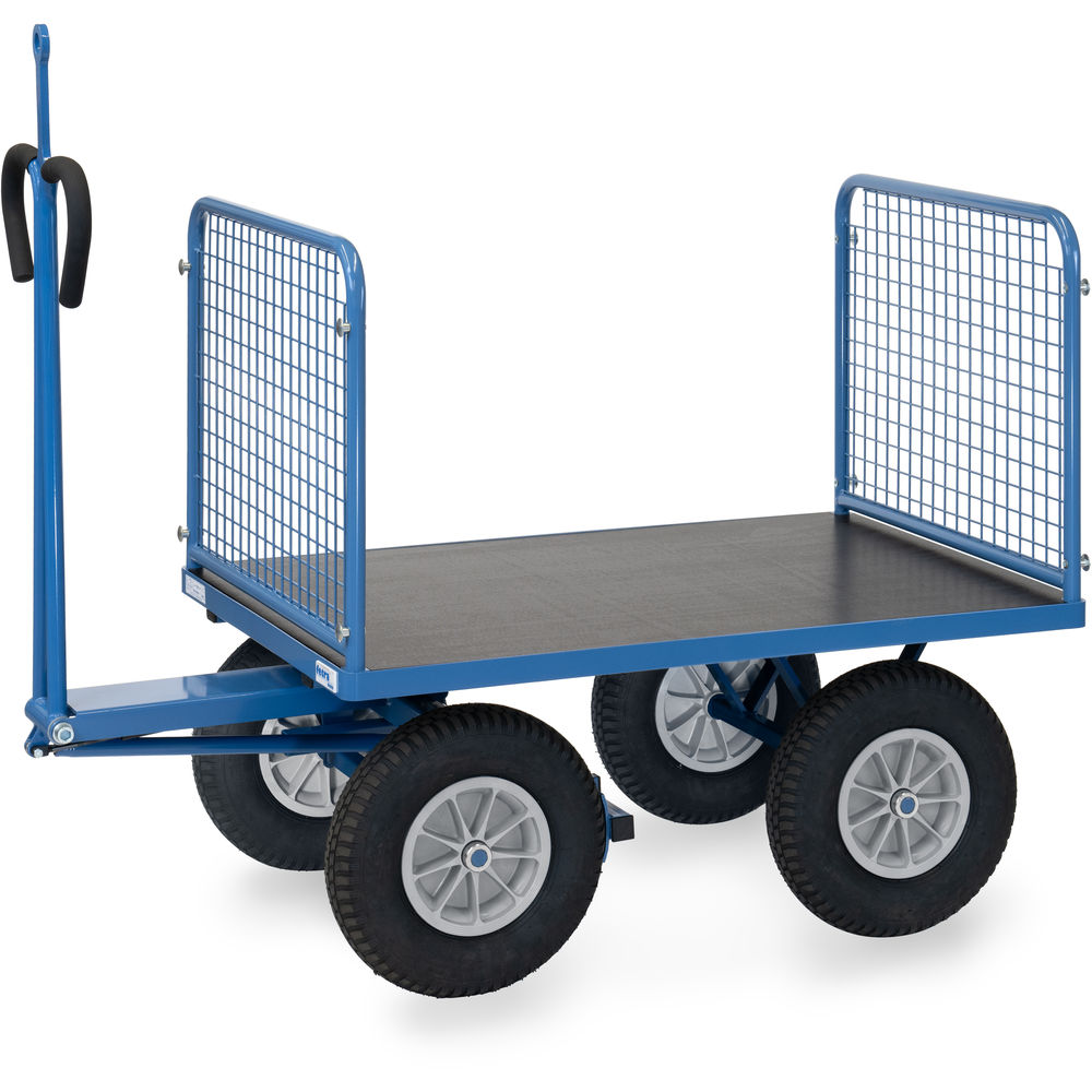 fetra® Char à bras avec treillis métallique et oeillet de traction 6434PZ