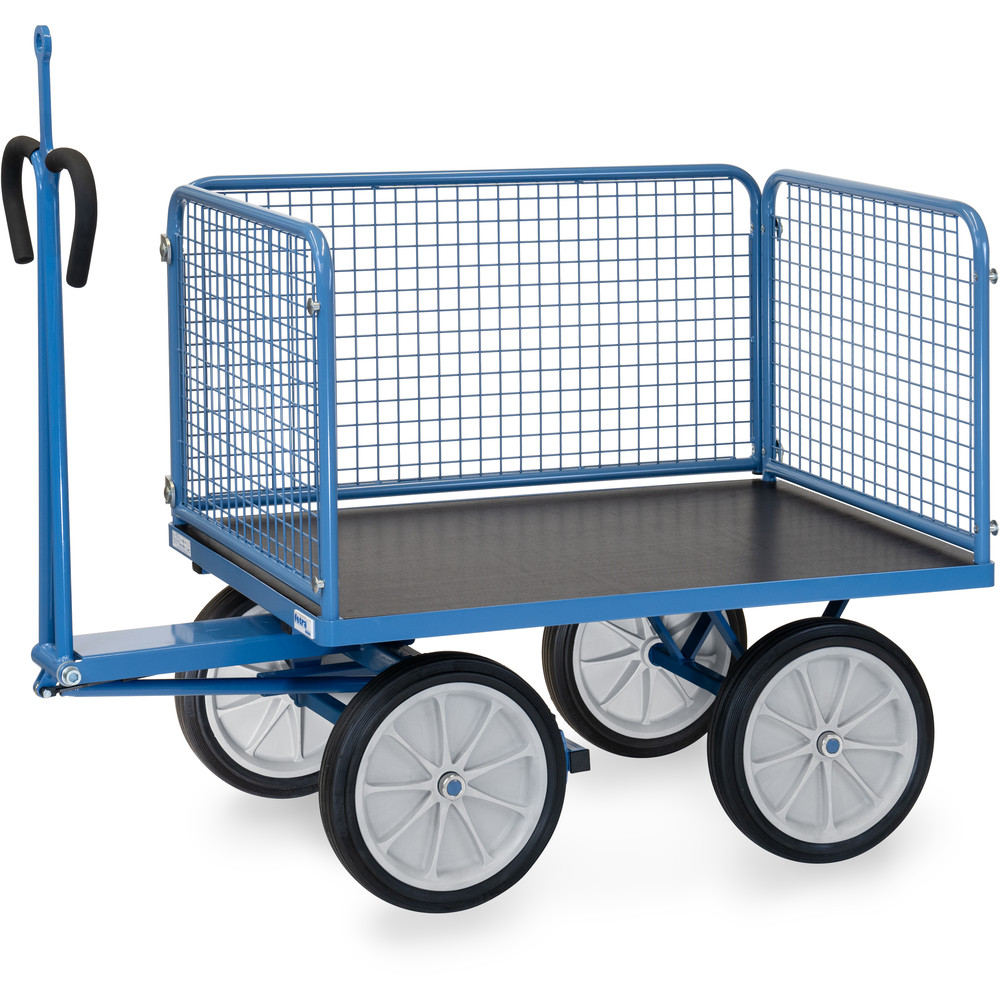 fetra® Char à bras avec treillis métallique et oeillet de traction 6434VZ