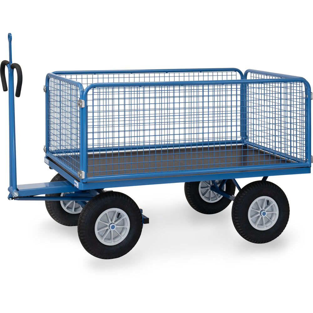 fetra® Char à bras avec treillis métallique et oeillet de traction 6435LZ