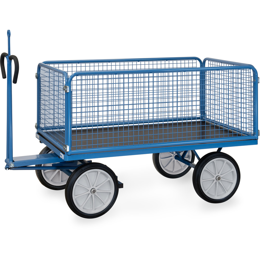 fetra® Char à bras avec treillis métallique et oeillet de traction 6435VZ