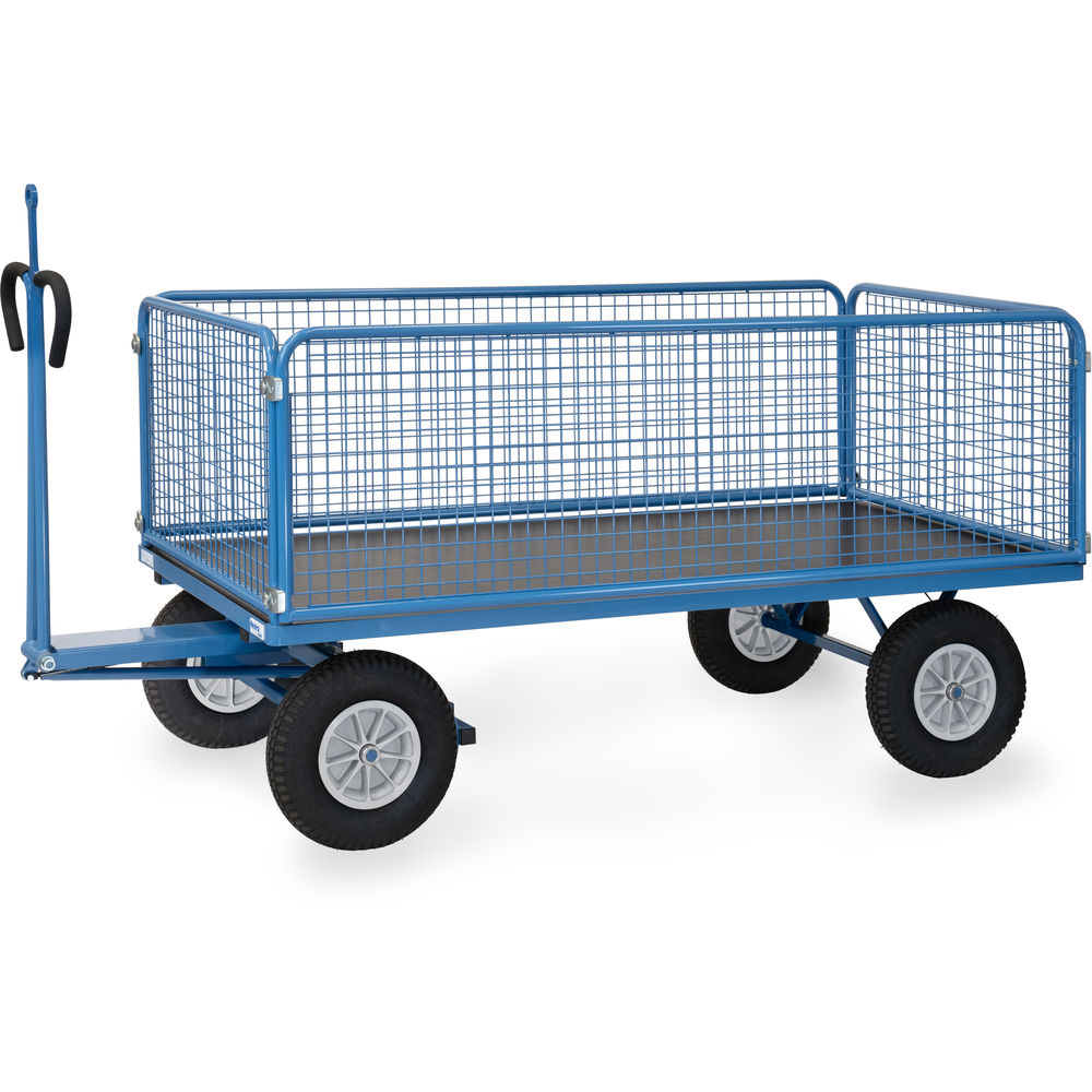 fetra® Char à bras avec treillis métallique et oeillet de traction 6436PZ