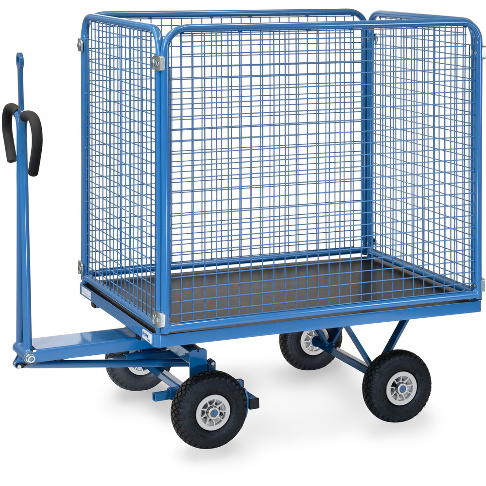 fetra® Char à bras avec treillis métallique et oeillet de traction 6443LZ