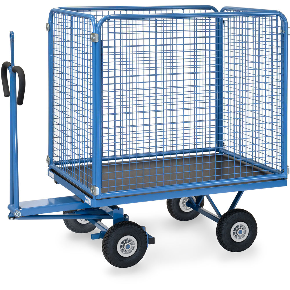 fetra® Char à bras avec treillis métallique et oeillet de traction 6443PZ