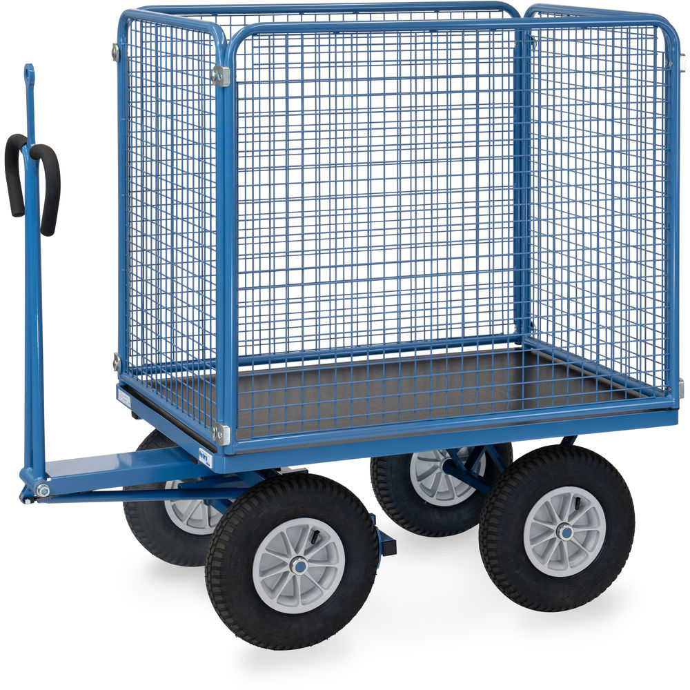 fetra® Char à bras avec treillis métallique et oeillet de traction 6444LZ