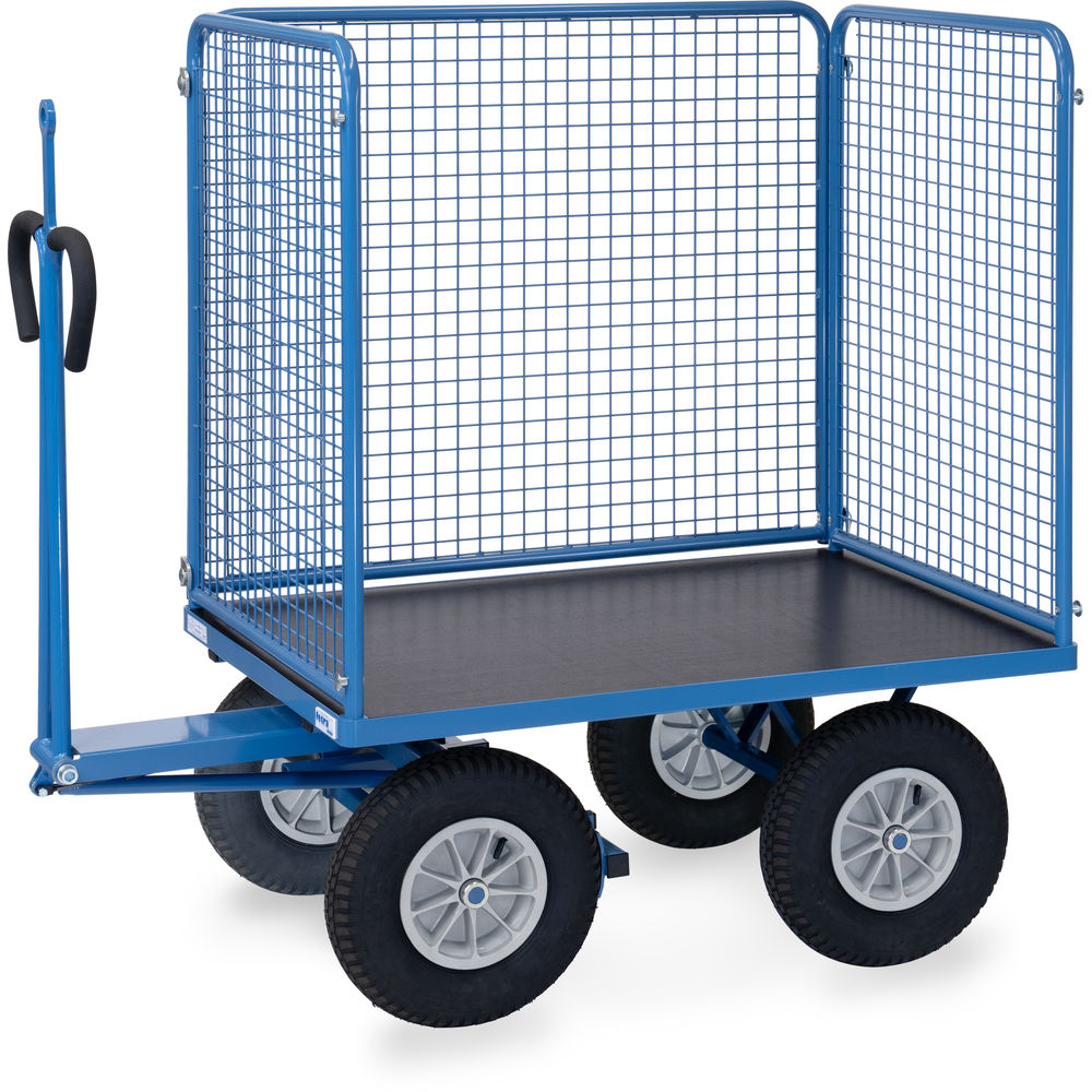 fetra® Char à bras avec treillis métallique et oeillet de traction 6444LZ