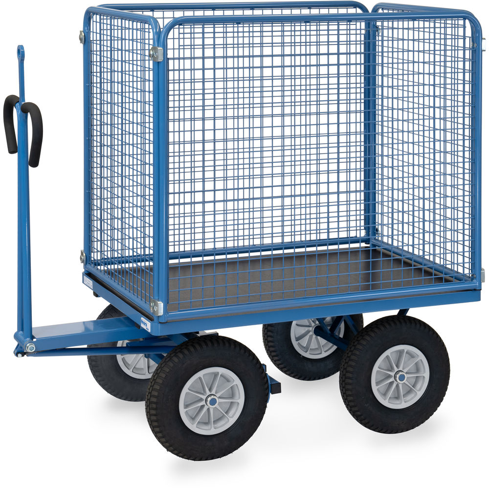 fetra® Char à bras avec treillis métallique et oeillet de traction 6444PZ