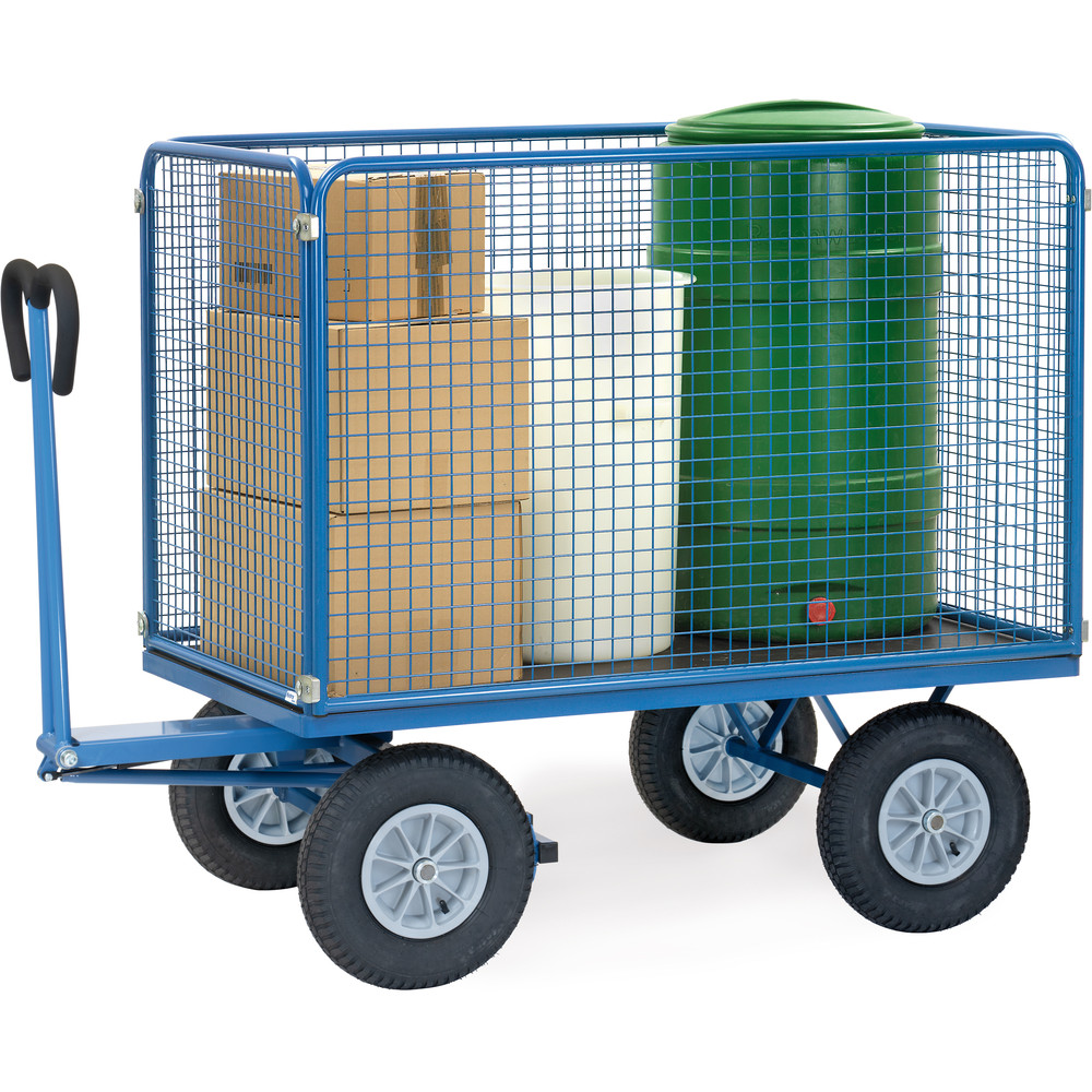 fetra® Char à bras avec treillis métallique 6445L